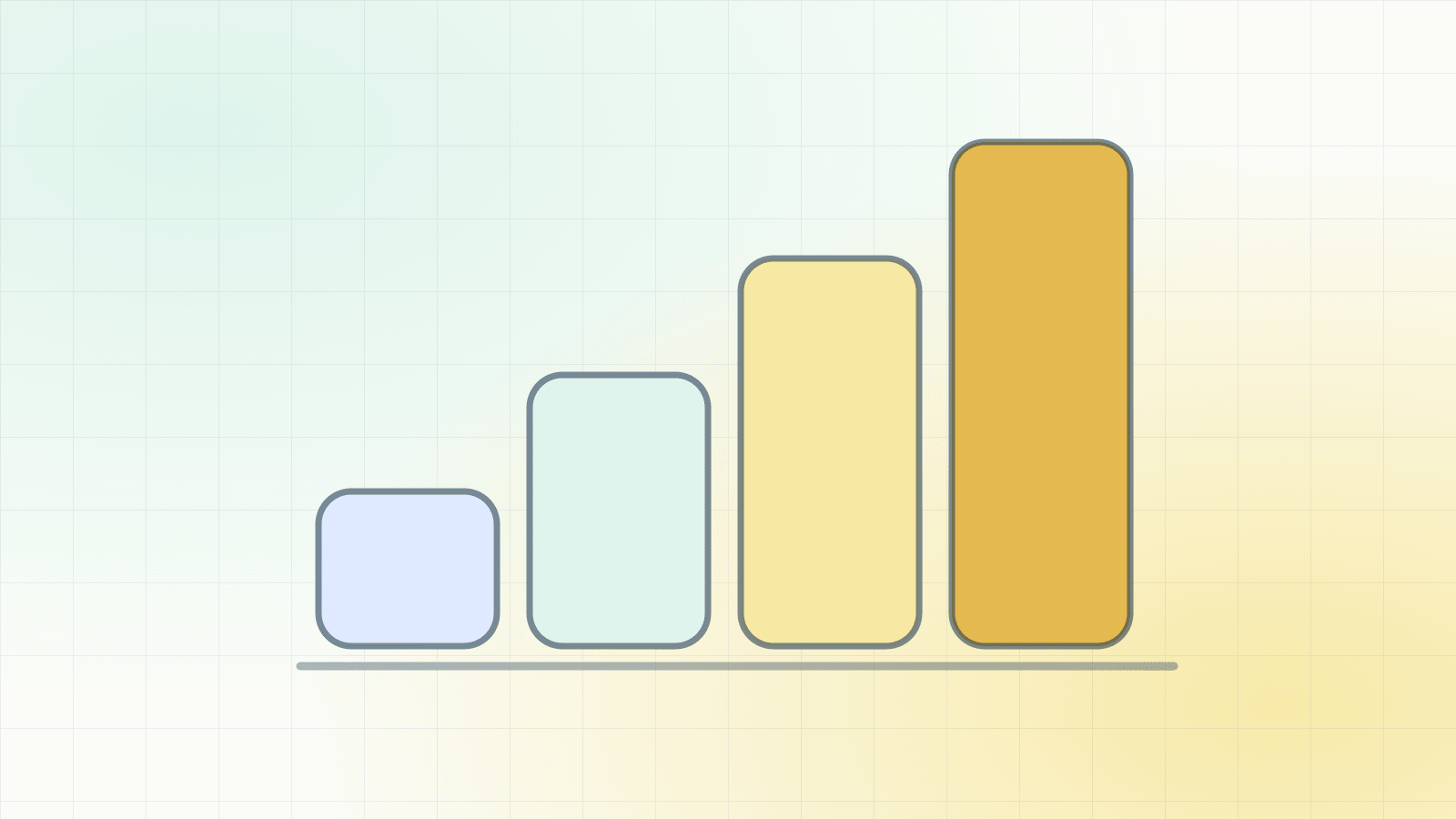 Four ascending blocks representing the Silver, Gold, Platinum and Diamond levels
