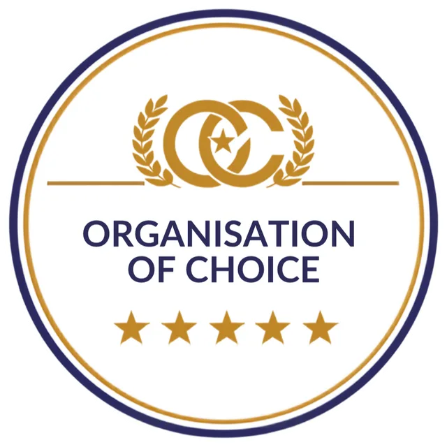 Organisation of Choice certification seal